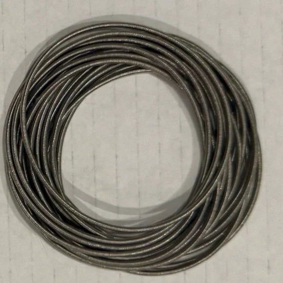 Emerson & Olive Mixed Metal Dia Bracelets Coil Wrap Bangles Lot of 35 - Picture 3 of 7